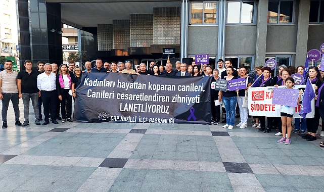 CHP Kadına Şiddete dur dedi
