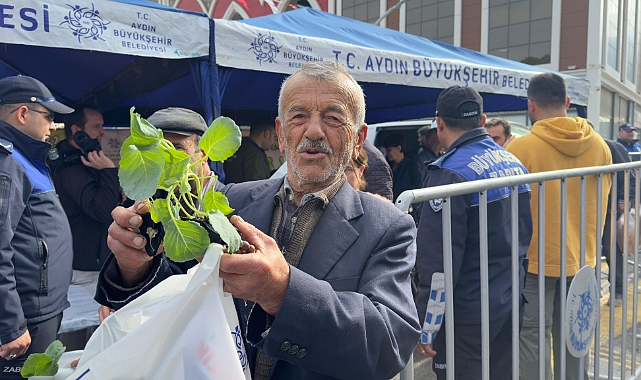 ATA TOHUMLARINDAN OLUŞAN FİDELER HALKLA BULUŞTU