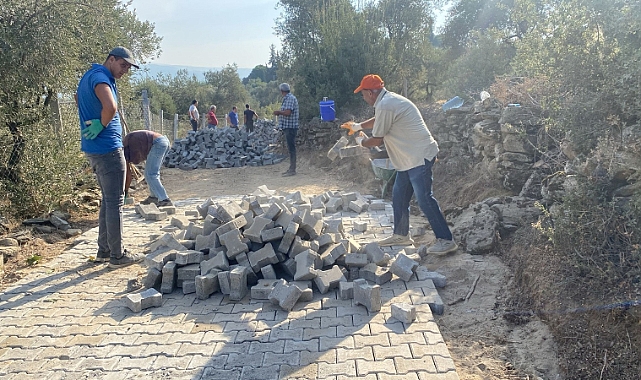 Bozdoğan’da 8 Ayda Rekor Hizmet: 33 Bin Metrekare Taş Döşeme Çalışması Tamamlandı