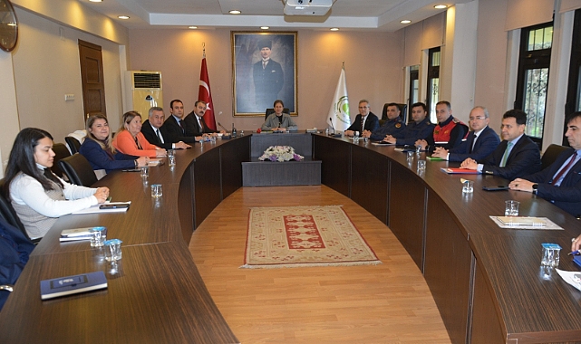 Koordinasyon Toplantısı Deprem Başlığında toplandı