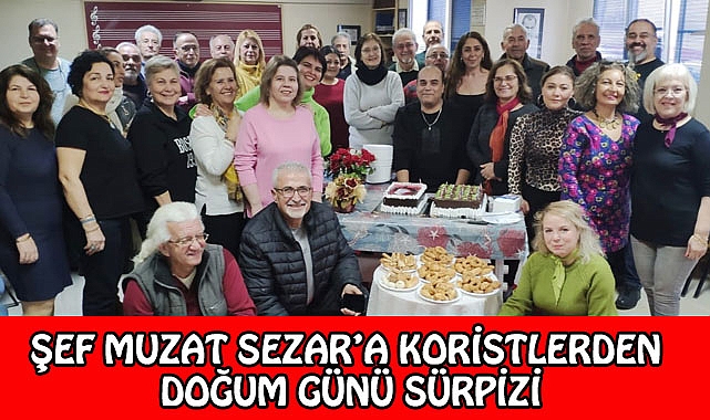 Şef Murat Sezar'a Sürpriz Doğum günü