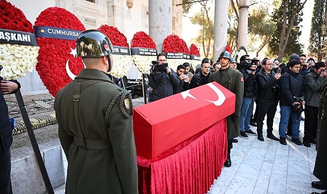  Şehit Binbaşı son yolculuğuna Uğurlandı