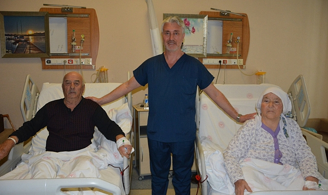 AFYON'LU YAŞLI ÇİFT NAZİLLİ'DE SAĞLIKLARINA KAVUŞTU