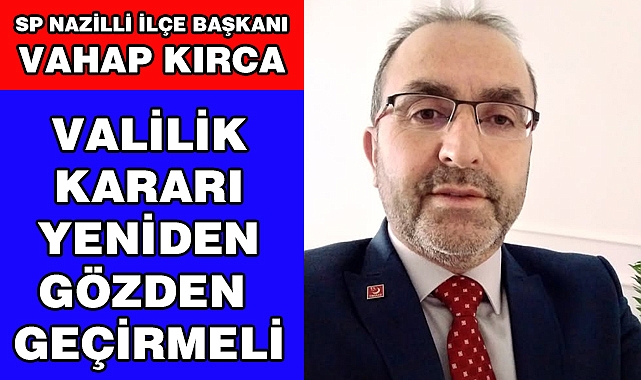 ALINAN BU KARAR YENİDEN GÖZDEN GEÇİRİLSİN