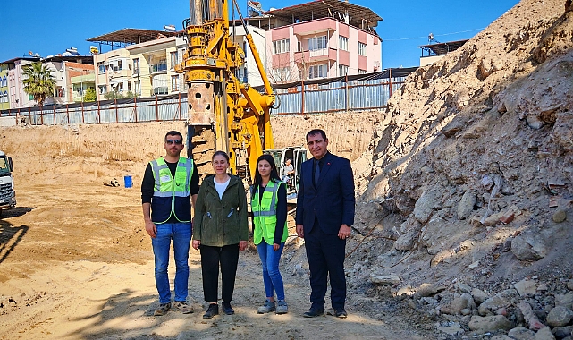 Cumhuriyet İlkokulu İnşaatında İnceleme