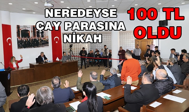 Evleneceklere Müjde Nikah 100 TL