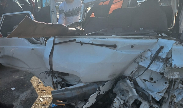 KÖŞKTE MEYDANA GELEN KAZADA CAN PAZARI