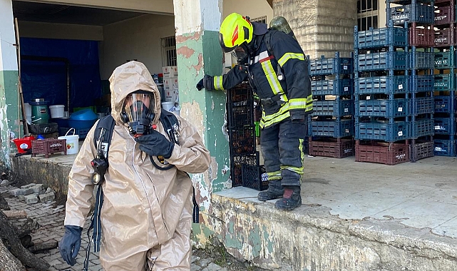 Nazilli’de Zehirli Gaz Sızıntısı Ekipler sevk edildi