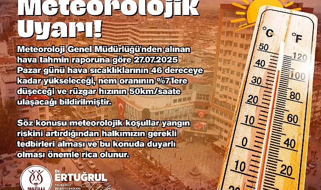 Nazilli Belediyesi vatandaşları uyardı