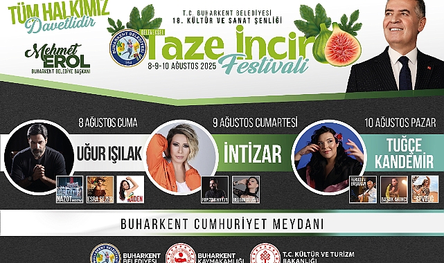 BUHARKENT’TE 18. TAZE İNCİR FESTİVALİ COŞKUSU BAŞLIYOR