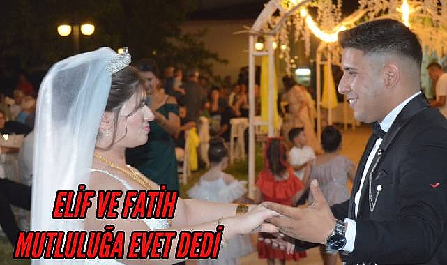 Fatih ve Elif Dünya evine girdi