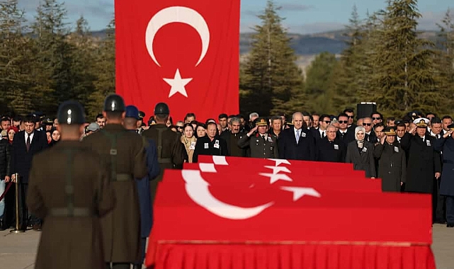 Şehitlerimiz son yolculuklarına uğurlandı