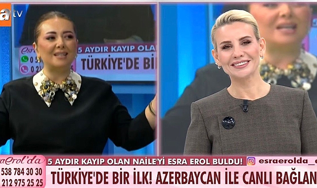KARDEŞ ÜLKEDEN KAYBOLDU, ESRA EROL TÜRKİYE’DE BULDU!