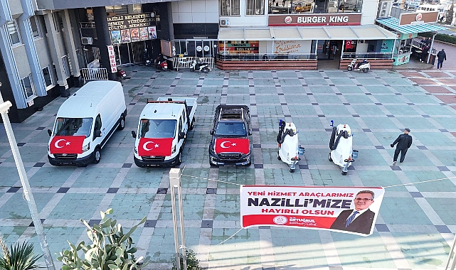 Nazilli Belediyesi araç filosunu güçlendirmeye devam ediyor
