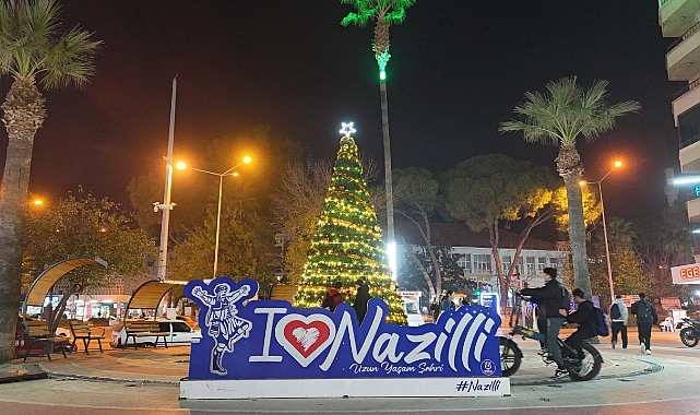 Nazilli Belediyesi şehri yeni yıla hazırlıyor