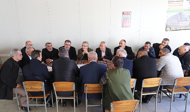 Başkan Tetik Muammer Aksoy’da halkla buluştu