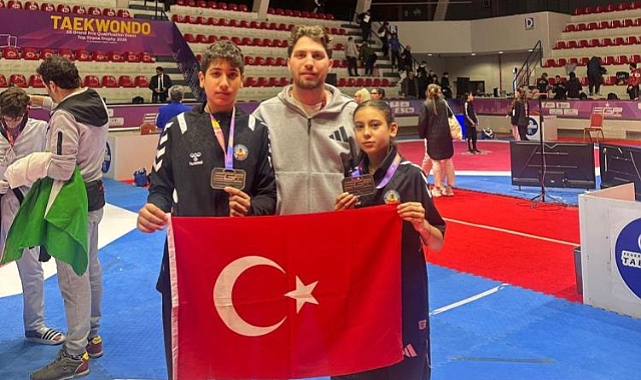 Avrupa Taekwondo müsabakasında Kuyucaklı sporculardan çifte bronz   
