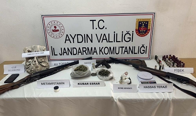 Aydın’da narkotik operasyonu