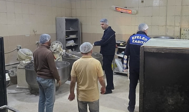 EFELER’İN EKİPLERİNDEN SAĞLIKLI GIDA DENETİMİ