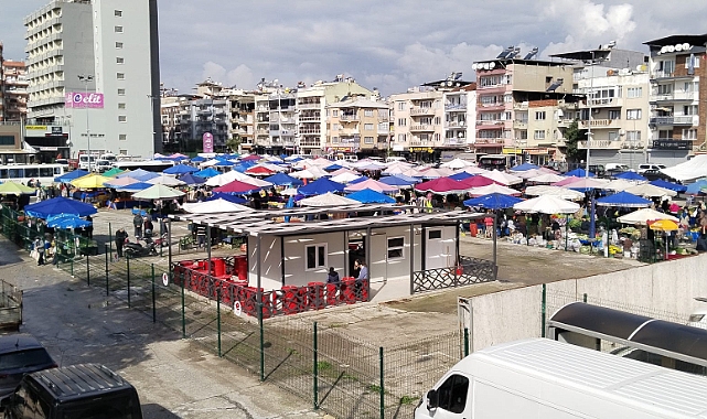 KURTULUŞ SEMT PAZARI YENİ YERİNDE HİZMETE BAŞLADI