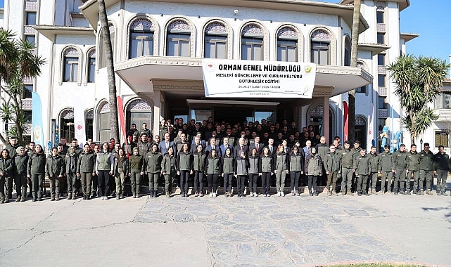 Orman ekiplerinin mesleki eğitim toplantısının ikincisi Aydın'da yapıldı   