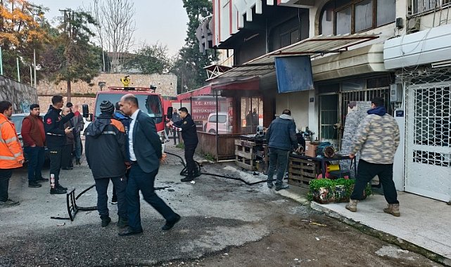 Yangında Bobinaj Dükkanı Kullanılamaz Hale Geldi