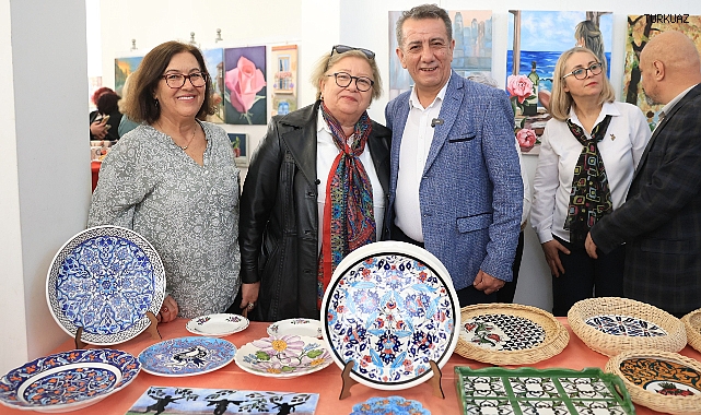 BAŞKAN ANIL YETİŞKİN EFELER’İN SANAT SERGİSİNİ AÇTI