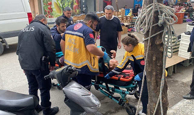 Ekipler yaşlı kadını kurtarmak için seferber oldu  