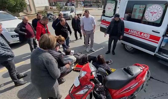 Nazilli’de Kamyonet ile Motosiklet Çarpıştı: Hamile Kadın ve Eşi Yaralandı