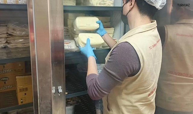 11 TON BOZUK SÜT VE SÜT ÜRÜNLERİ İMHA EDİLDİ