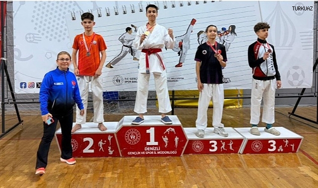 Aydınlı sporcular Denizli’den dereceyle döndü   