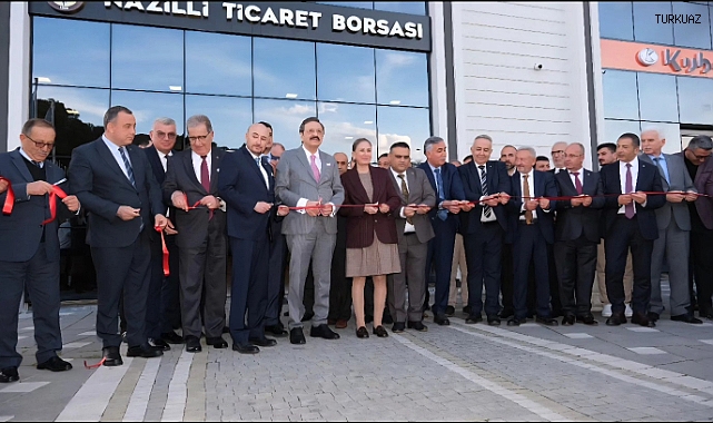Hisarcıklıoğlu Ticaret Borsasının açılışını gerçekleştirdi.