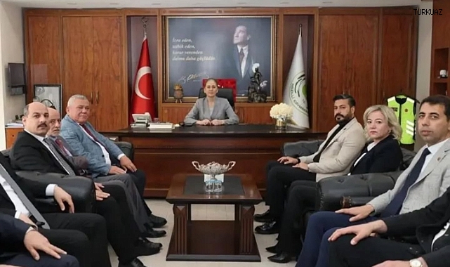 MHP İL BAŞKANI NAZİLLİ'DE TEMASLARDA BULUNDU