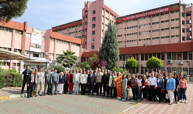 Aydın Devlet Hastanesi’ne Veda Programı etkinliği düzenlendi. 