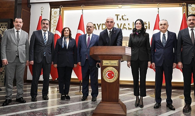 Bakan Ersoy’un ikinci durağı Aydın Valiliği oldu   