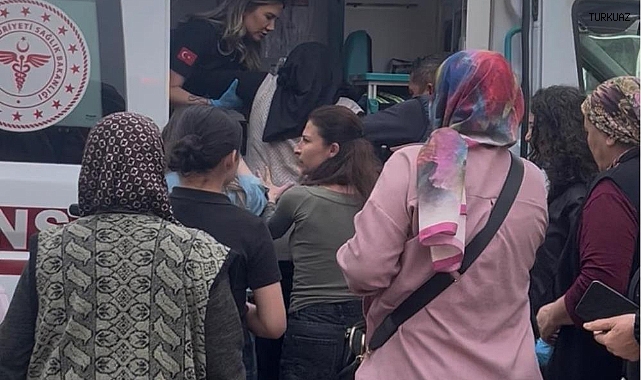 Dumanları gören yaşlı kadın fenalaştı   