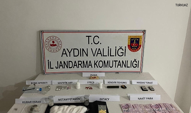Germencik'te uyuşturucu baskını: 5 gözaltı   