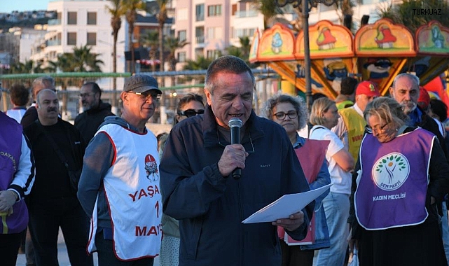 Kuşadası’nda 1 Mayıs kutlamaları Ömer Günel mitingine döndü   