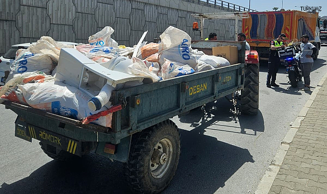 KUŞADASI’NDA UYGUNSUZ HAFRİYAT KAMYONLARINA CEZA
