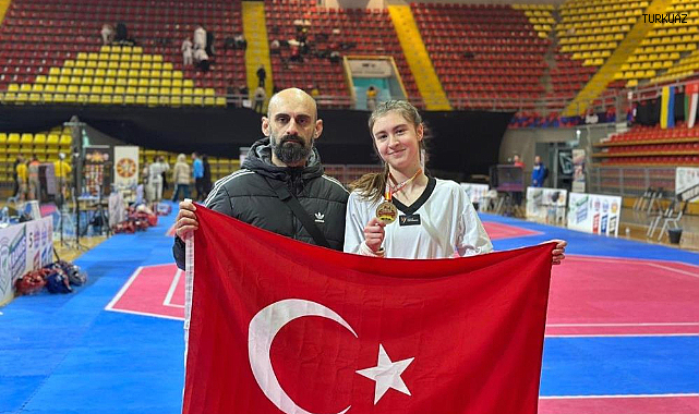 Makedonya’da altın madalya kazanan öğrenciden Türkiye şampiyonluğu   