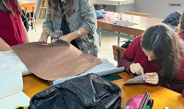 Atça'da atıklar sanata dönüştü