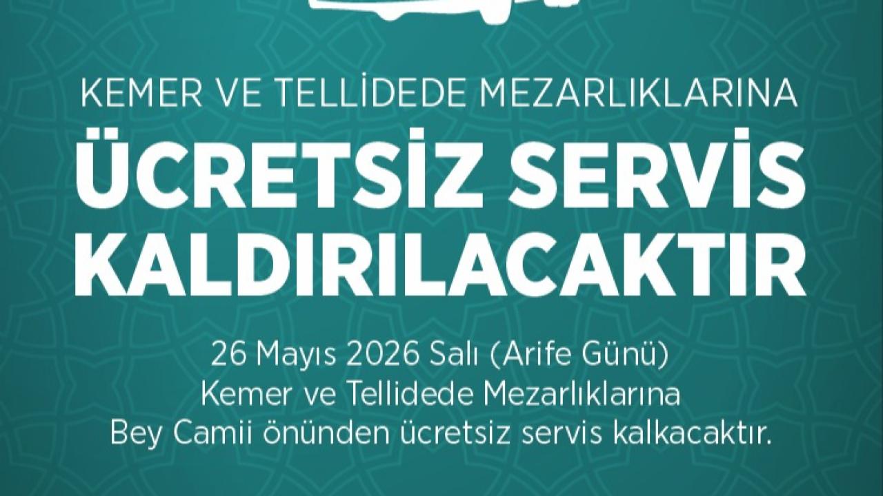 EFELER BELEDİYESİ’NDEN ARİFE GÜNÜ ÜCRETSİZ ULAŞIM DESTEĞİ