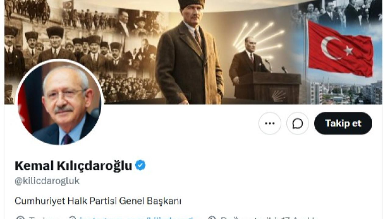 Kılıçdaroğlu x hesabını güncelledi.