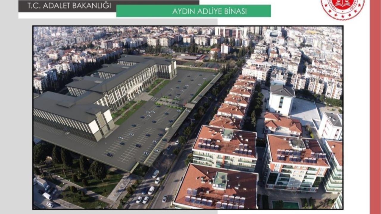 Aydın'da yeni adalet sarayı için ilk kazma vuruldu
