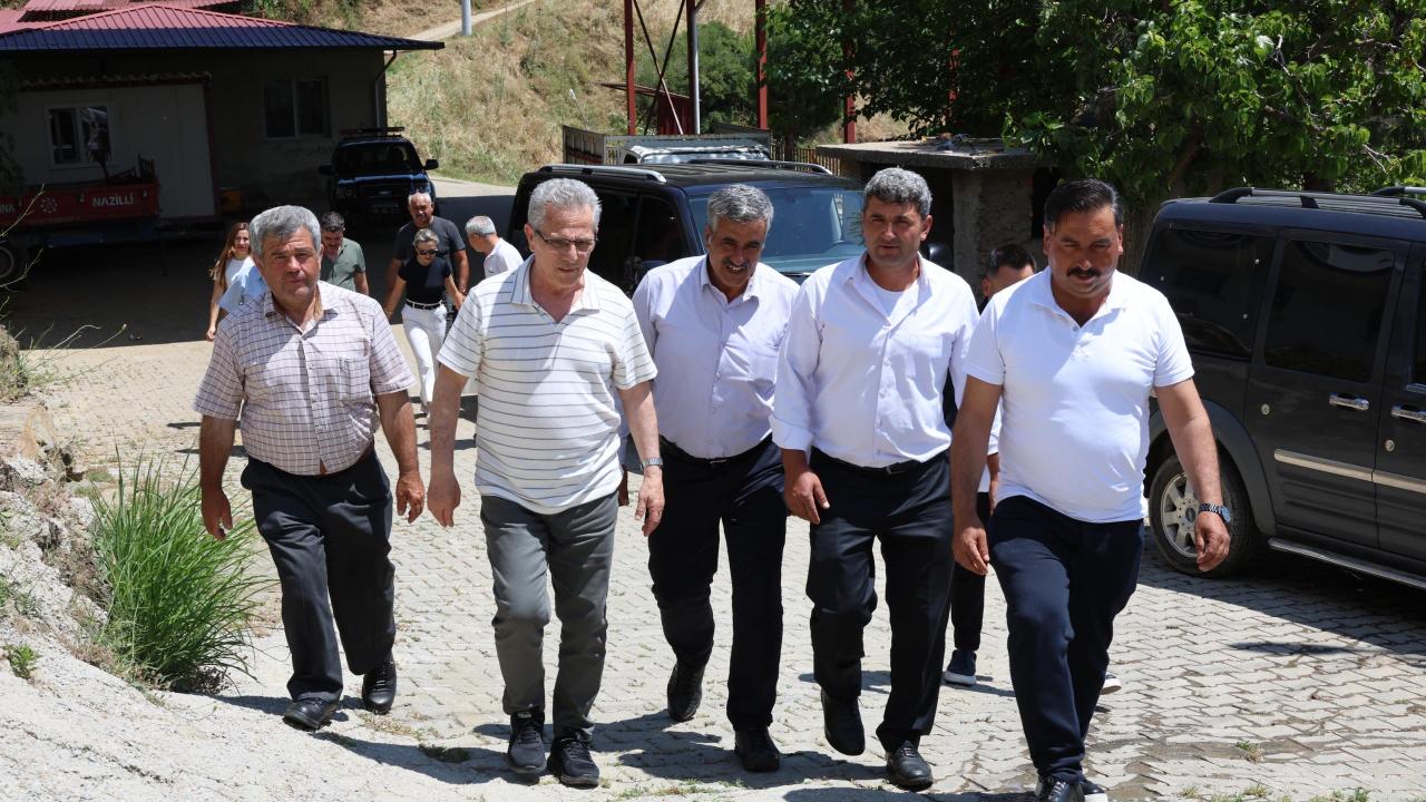 BAŞKAN TETİK’TEN MAHALLELERE ZİYARET TURU