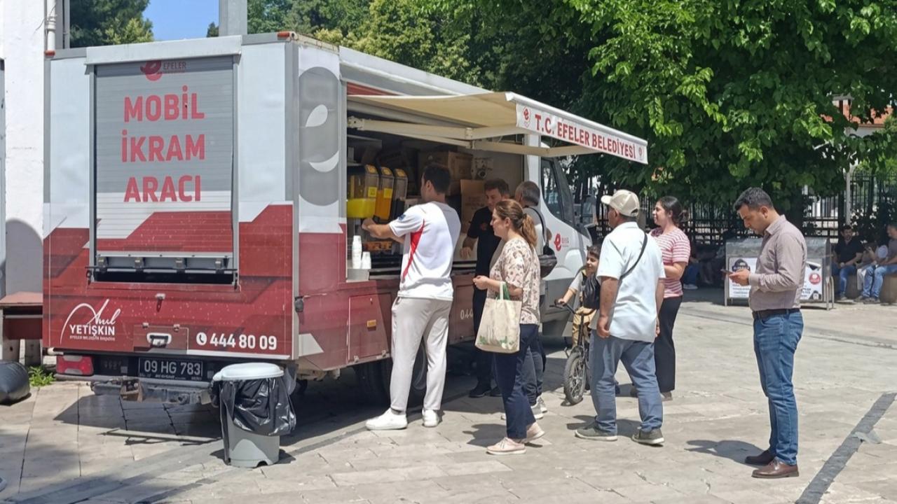 EFELER BELEDİYESİ’NDEN ÖĞRENCİLERE VE VELİLERE SERİNLETEN DESTEK