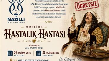 Nazilli Belediyesi’nden ücretsiz tiyatro etkinliği