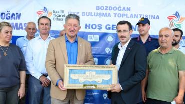 NAZİLLİ TİCARET ODASI'NIN ÜYE TOPLANTILARI BOZDOĞAN’DA DEVAM ETTİ