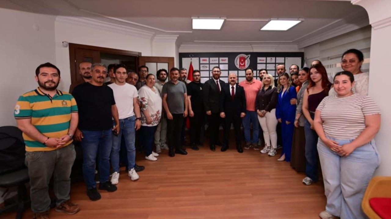 VALİ VAROL BASIN MENSUPLARI İLE BİR ARAYA GELDİ