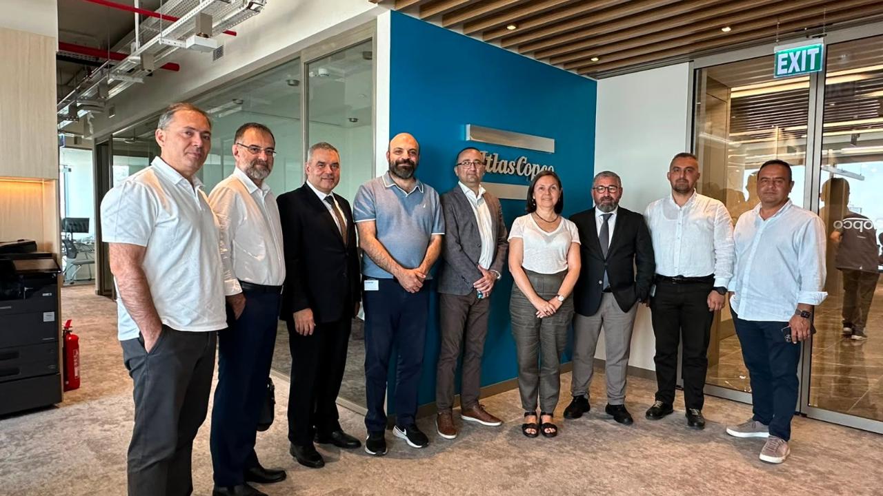 Atlas Copco, EYODER Yönetimini Yeni Ofisinde Ağırladı